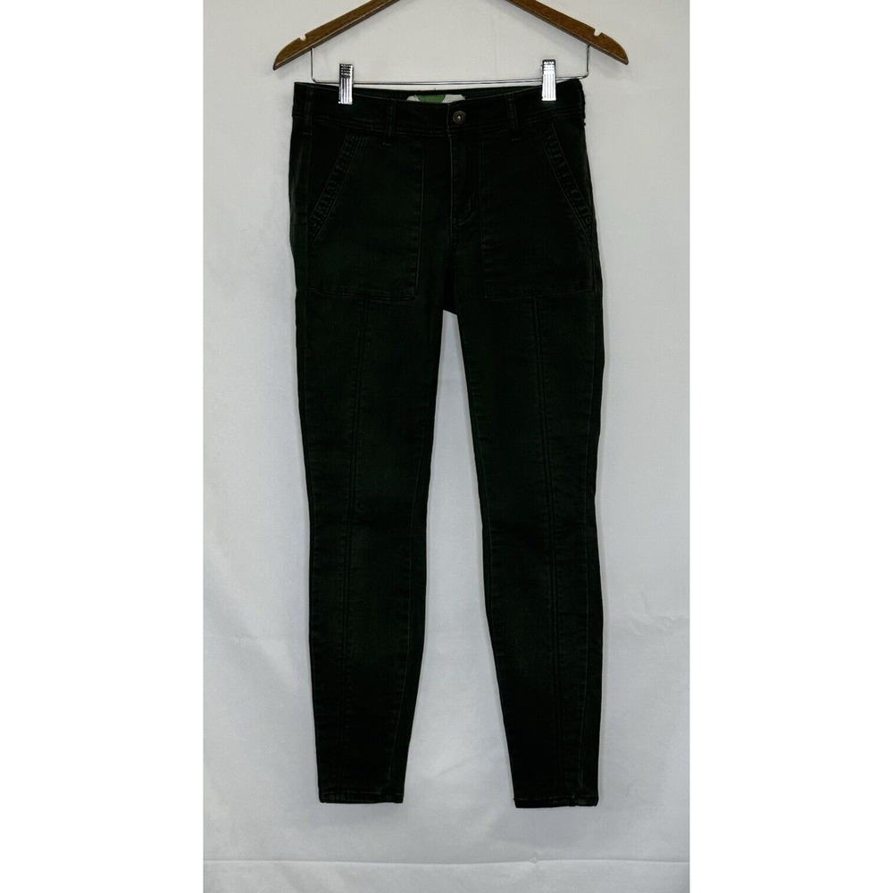 By Anthropologie Pants OD Green Women Size 25 Army Utility Slim Straight Charity